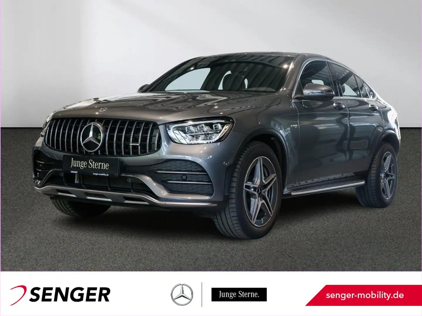 Mercedes-Benz GLC 43 AMG 4M Coupé Schiebedach Totwinkel LED Gris - 1