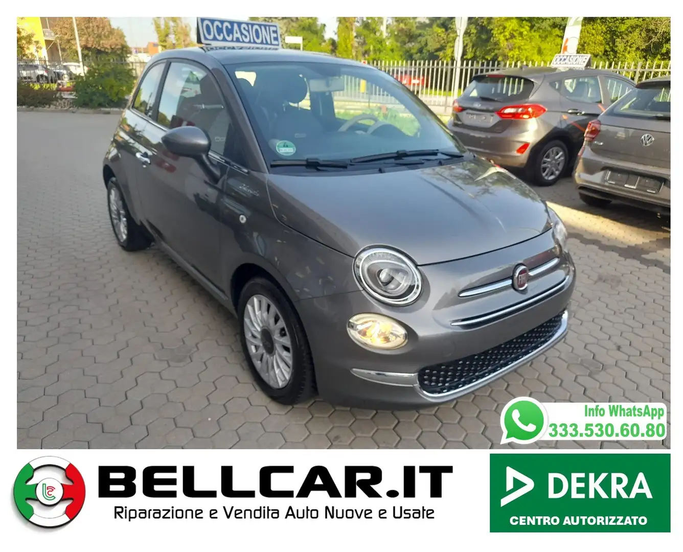Fiat 500 500 1.0 hybrid Dolcevita 70cv Gris - 1