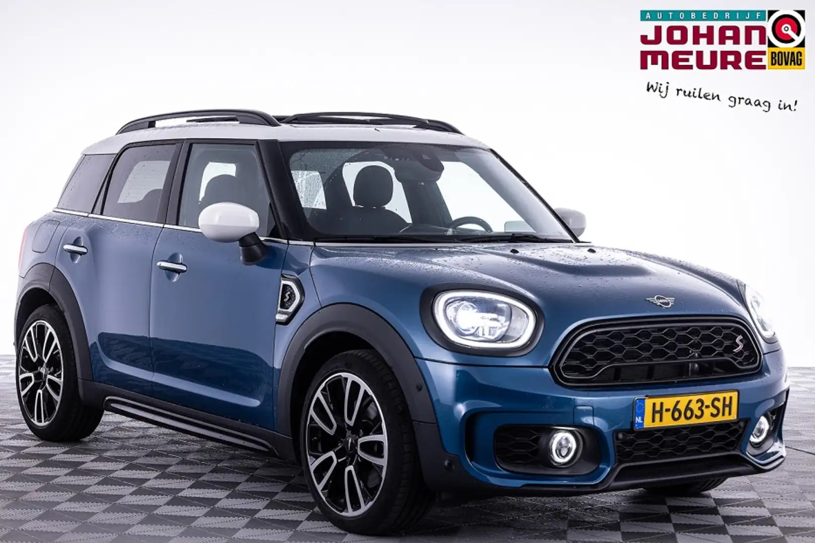 MINI Cooper S Countryman Mini 2.0 Hammersmith | PANORAMADAK | LEDER ✅ 1e Ei Bleu - 1