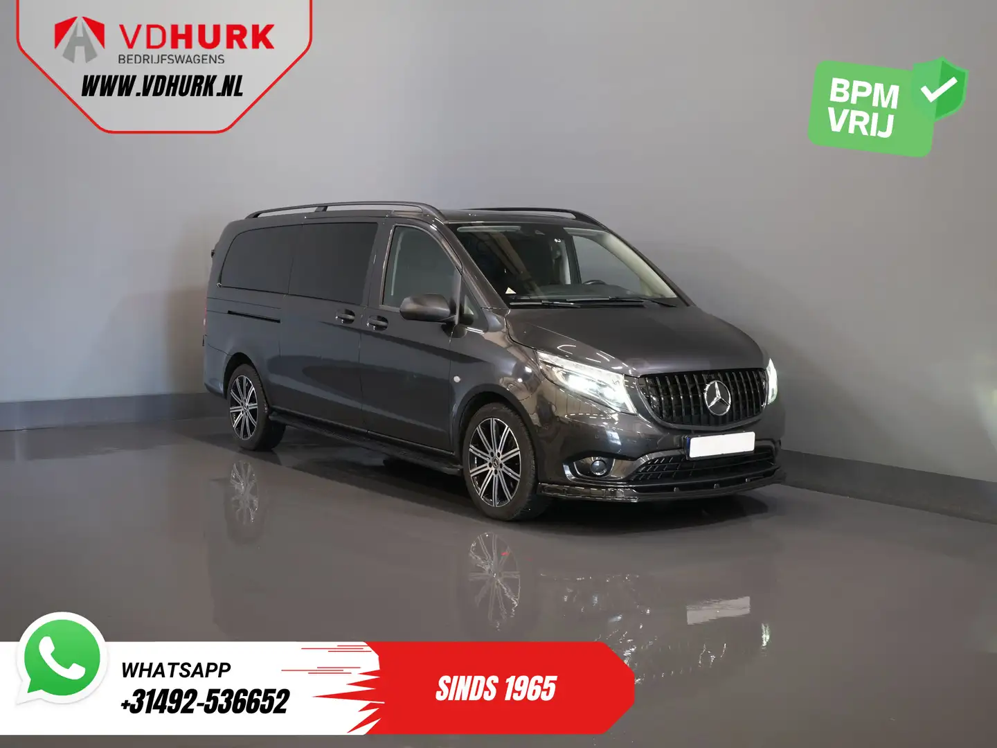 Mercedes-Benz Vito 119 CDI Aut. L3 BPM VRIJ! LED/ Carplay/ LMV 19"/ S Grijs - 1