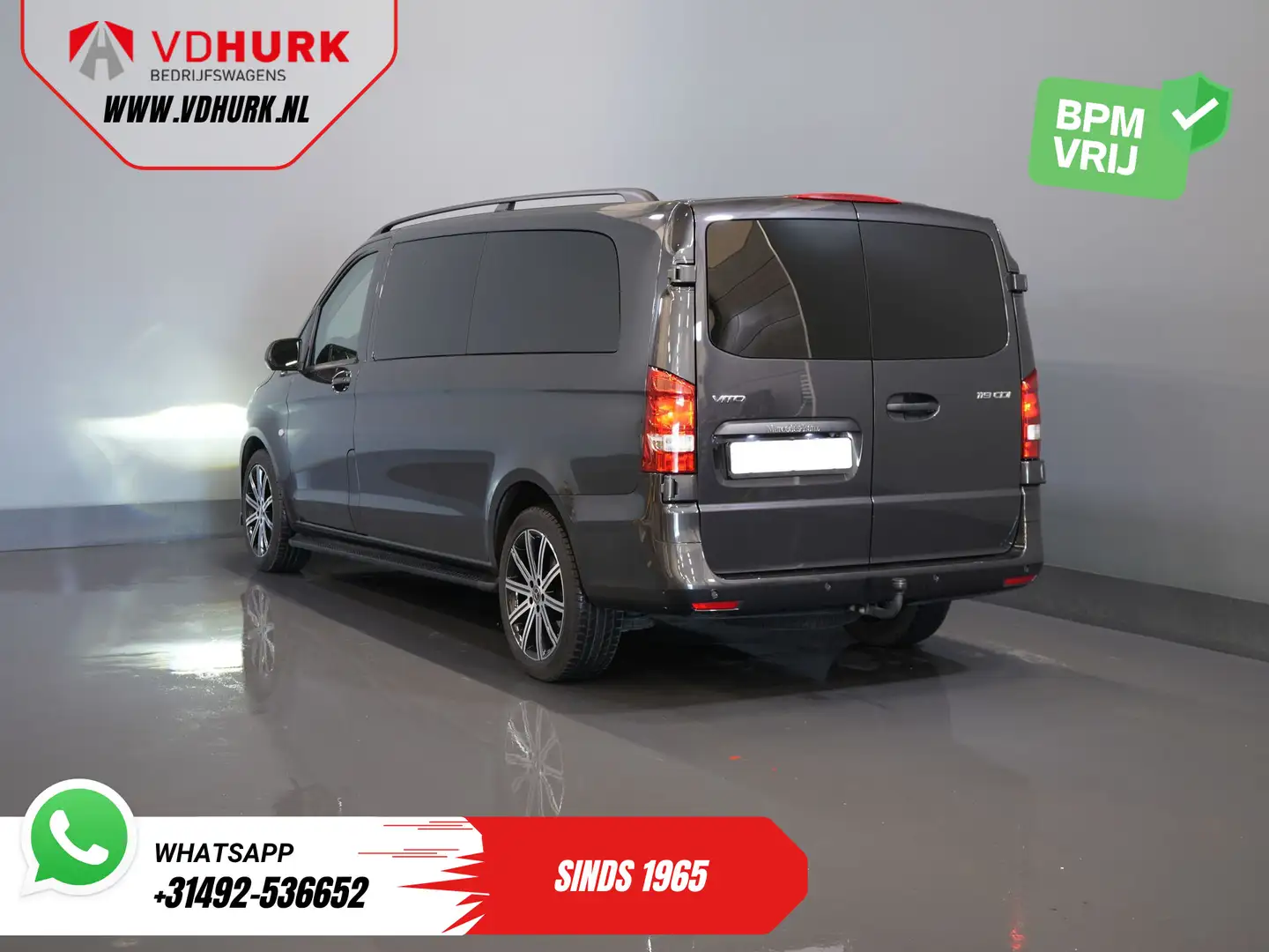 Mercedes-Benz Vito 119 CDI Aut. L3 BPM VRIJ! LED/ Carplay/ LMV 19"/ S Grijs - 2