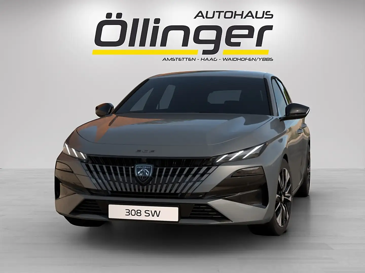 Peugeot 308 SW Hybrid 145 e-DSC6 Allure Grau - 2