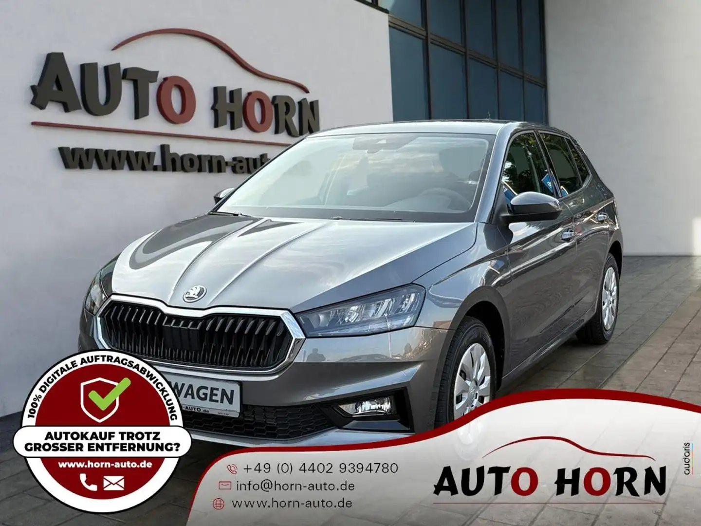 Skoda Fabia 1.0 TSI 130 Jahre*Klima*SHZ*Smartl.*SOFORT Grau - 1
