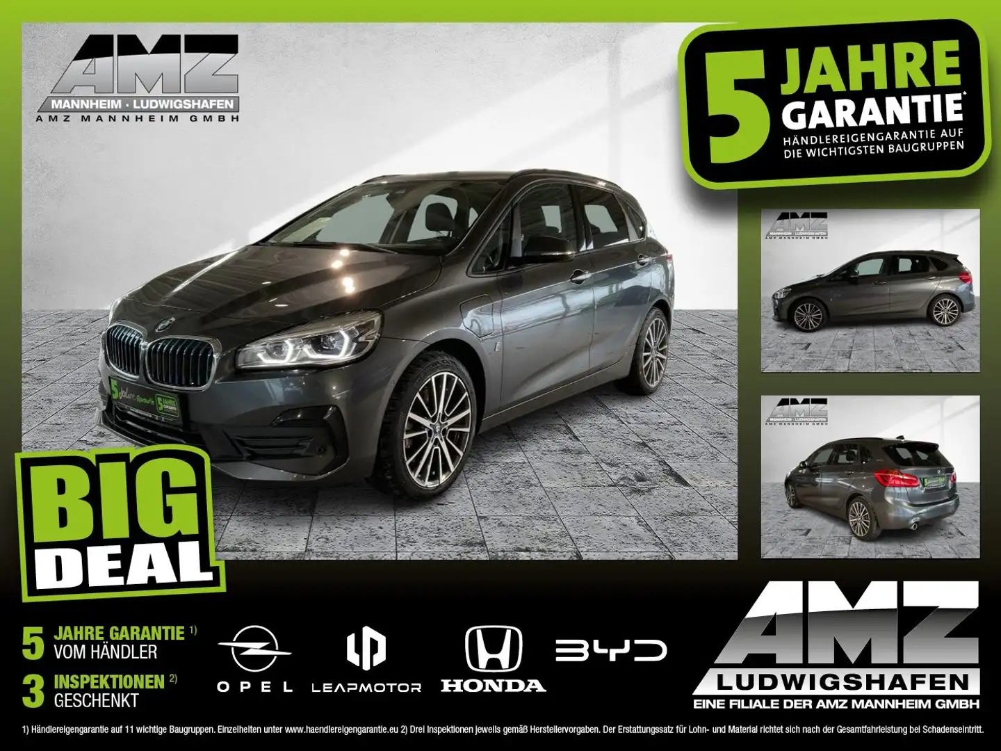 BMW 225 Active Tourer xe Advantage Navi+SHZ+Kamera+ Grau - 1
