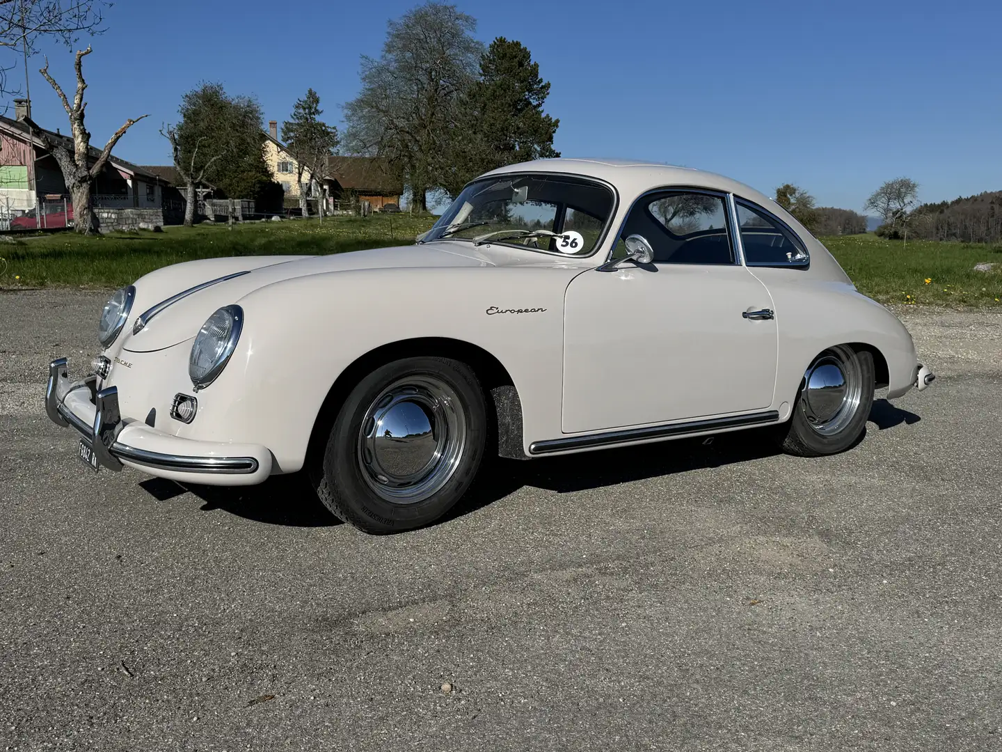 Porsche 356 A European tettuccio apribile Beige - 1