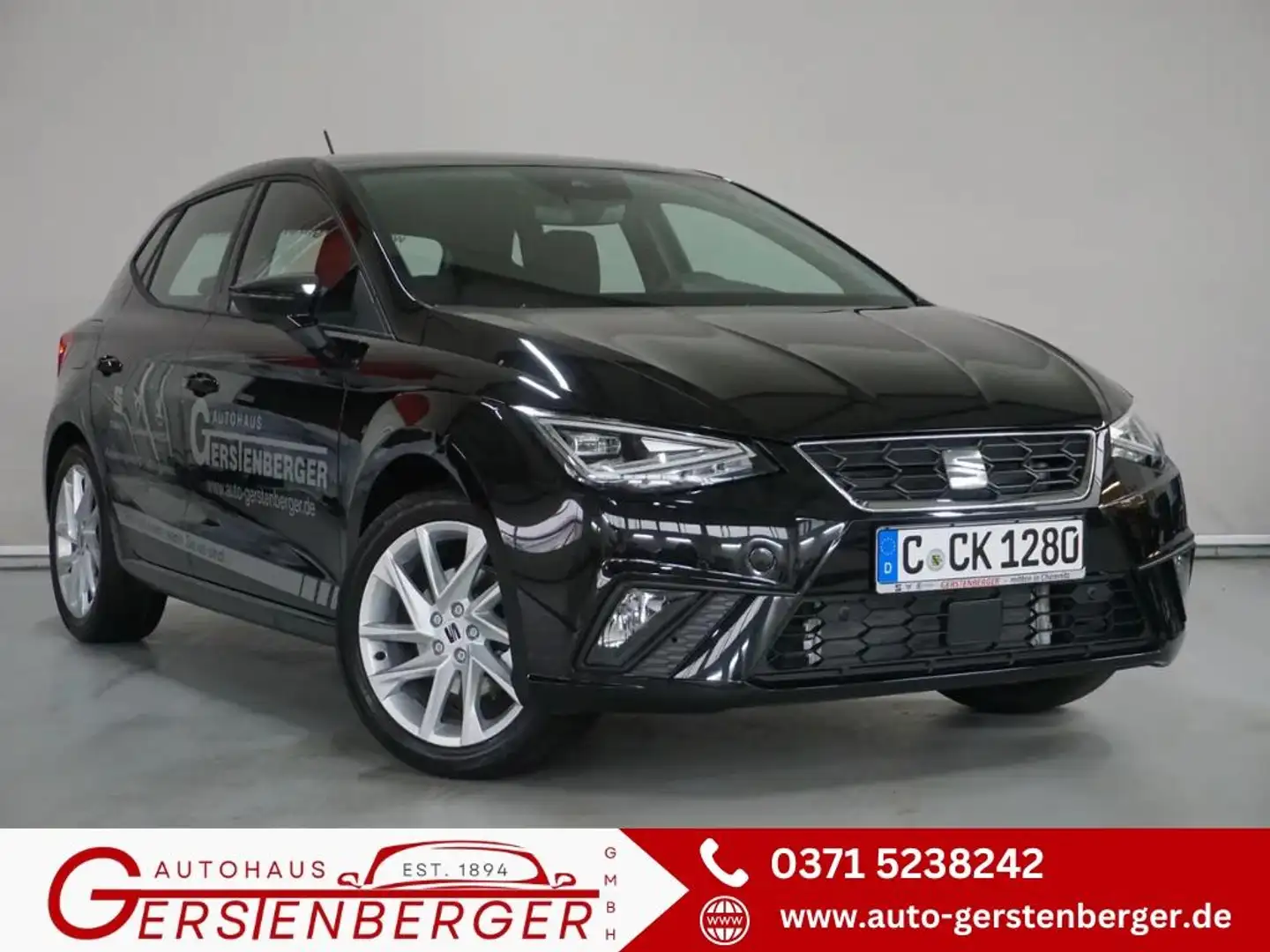 SEAT Ibiza FR 1.0 TSI LED/NAVI/Kamera Schwarz - 1