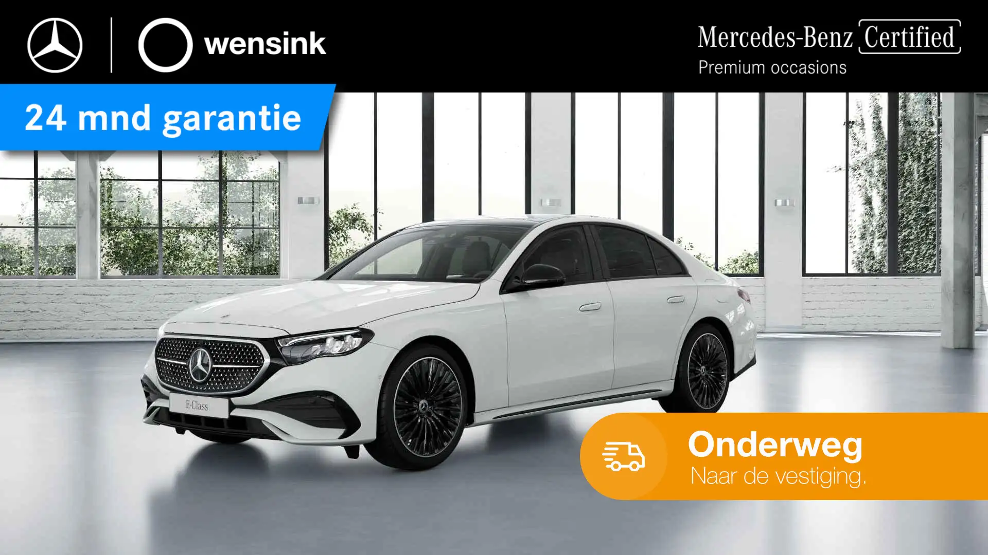 Mercedes-Benz E 300 e AMG Line | AMG | Panoramadak | Winter pakket | N Wit - 1