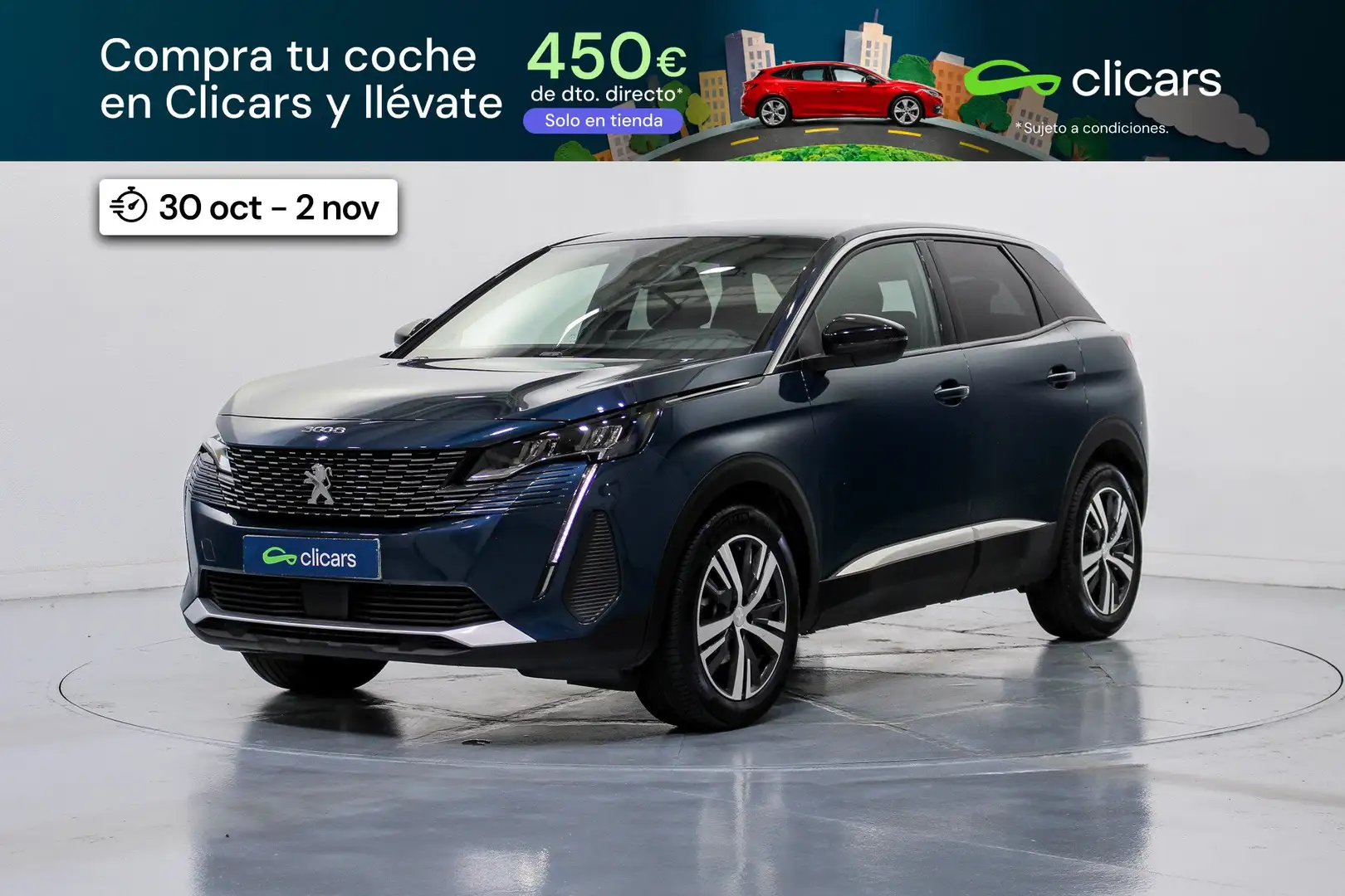 Peugeot 3008 Hybrid 136 Allure eDCS6 Azul - 1