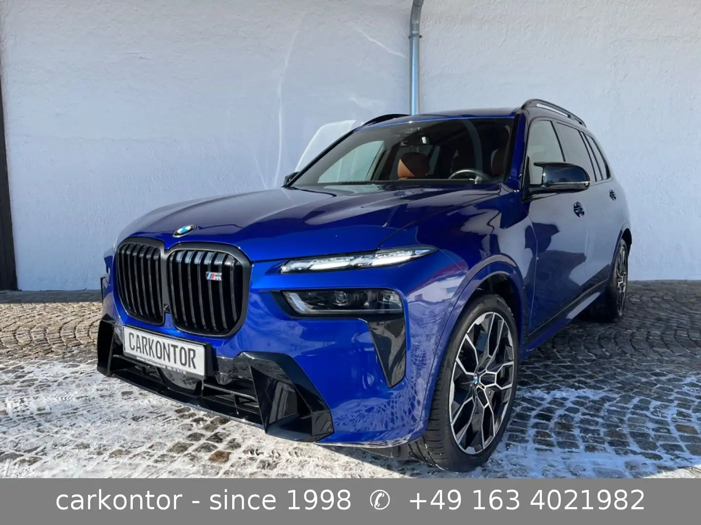 BMW X7 M60i xDr *M SPORT PRO*22 ZO*PANO*KRISTALL* Bleu - 2