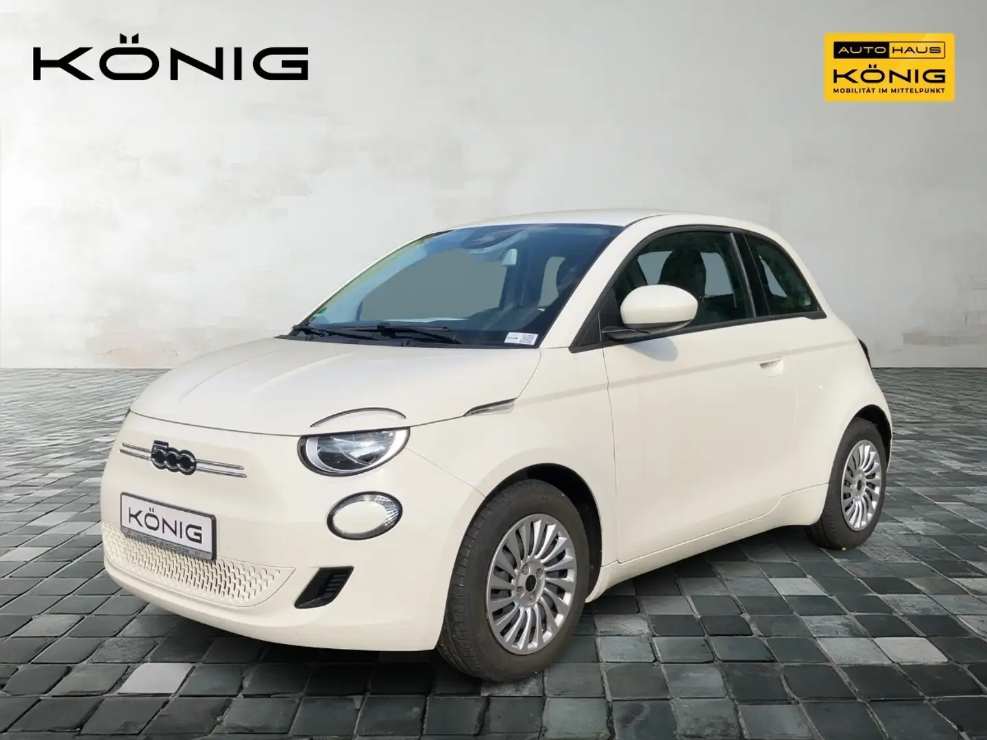 Fiat 500e 42 kw/h Blanc - 1