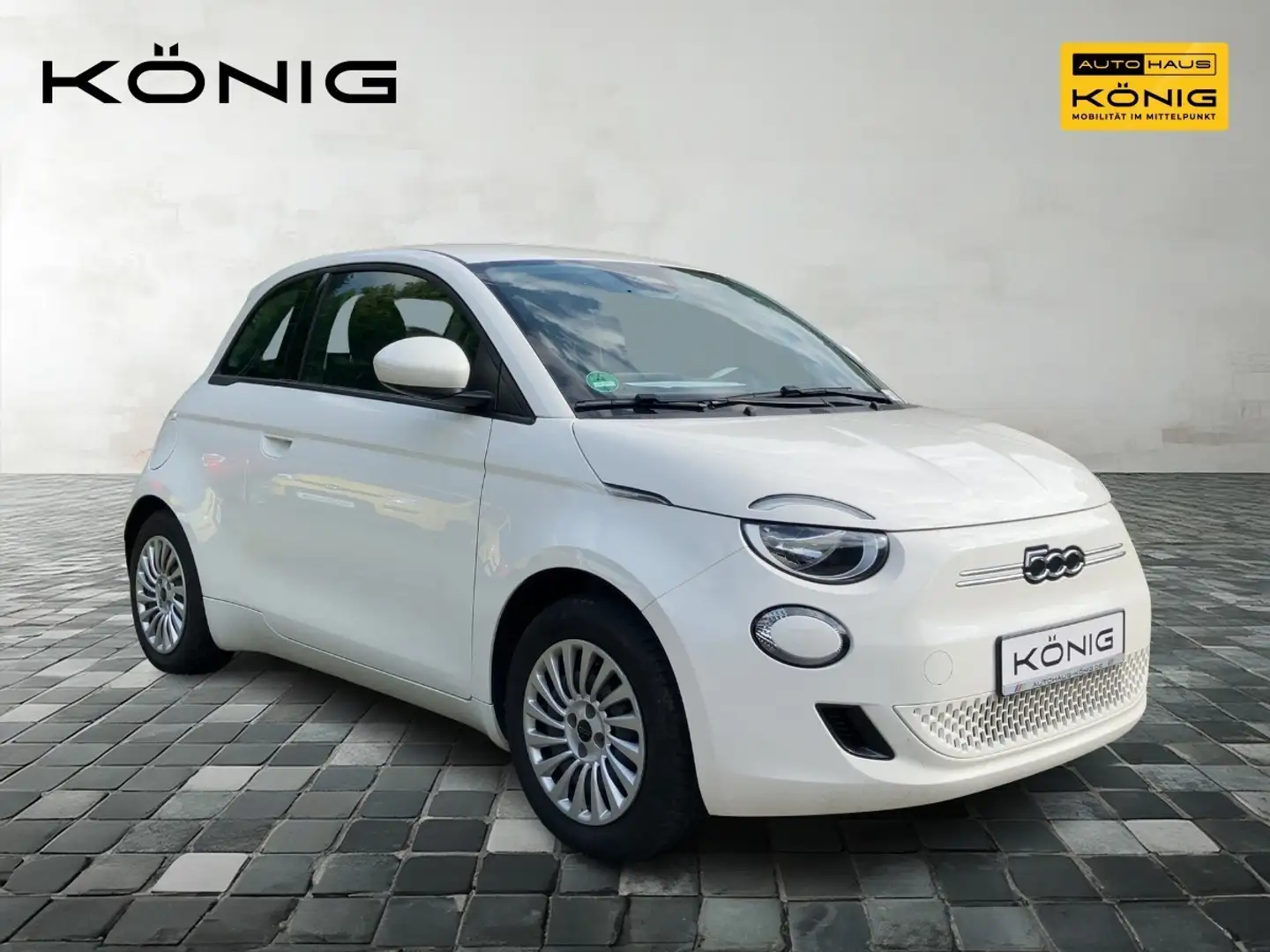 Fiat 500e 42 kw/h Blanc - 2