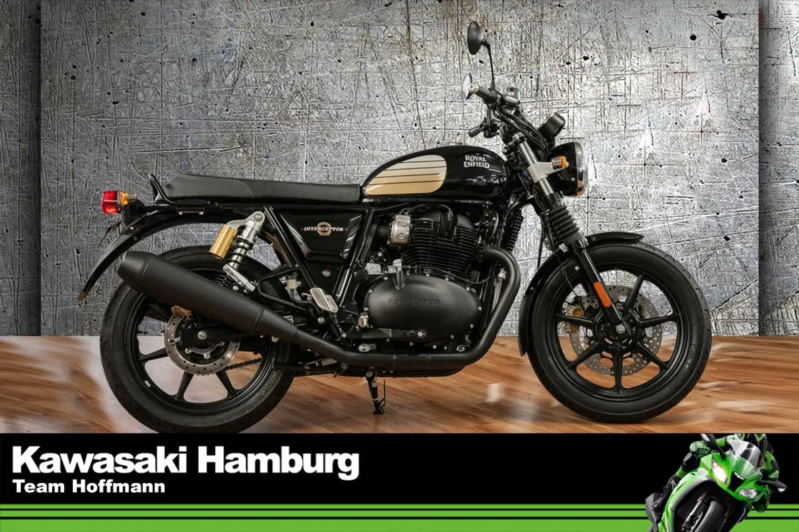 Royal Enfield Interceptor 650, sofort lieferbar, Lieferservice Schwarz - 1