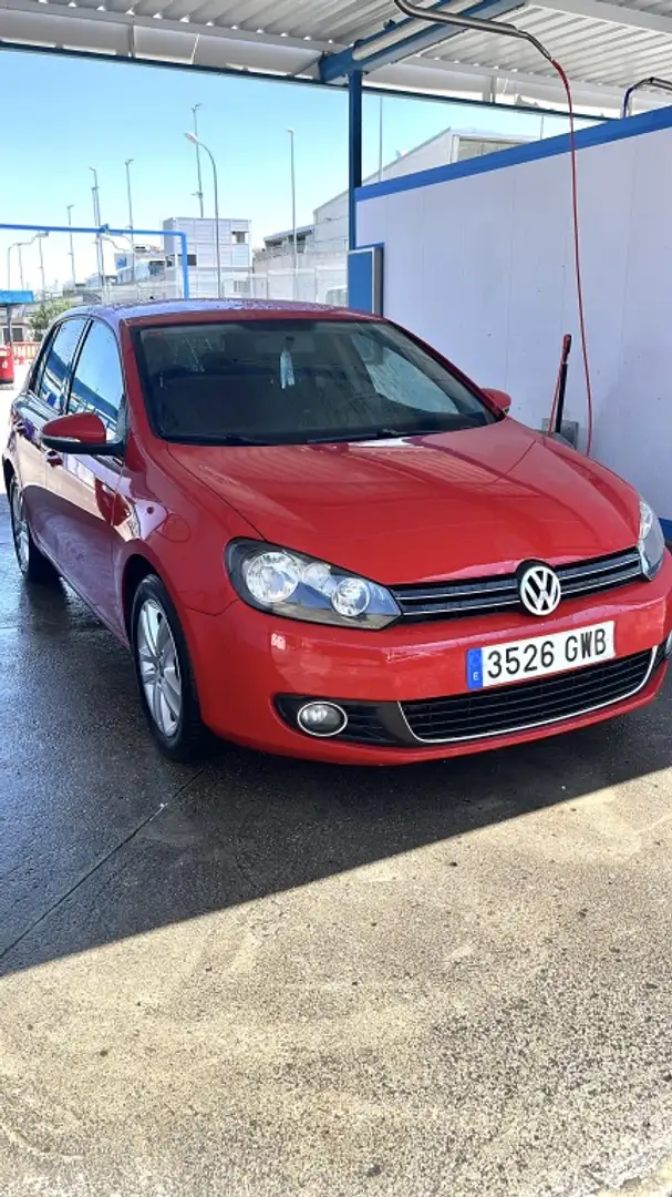 Volkswagen Golf 2.0TDI CR Sport 140 Rood - 2