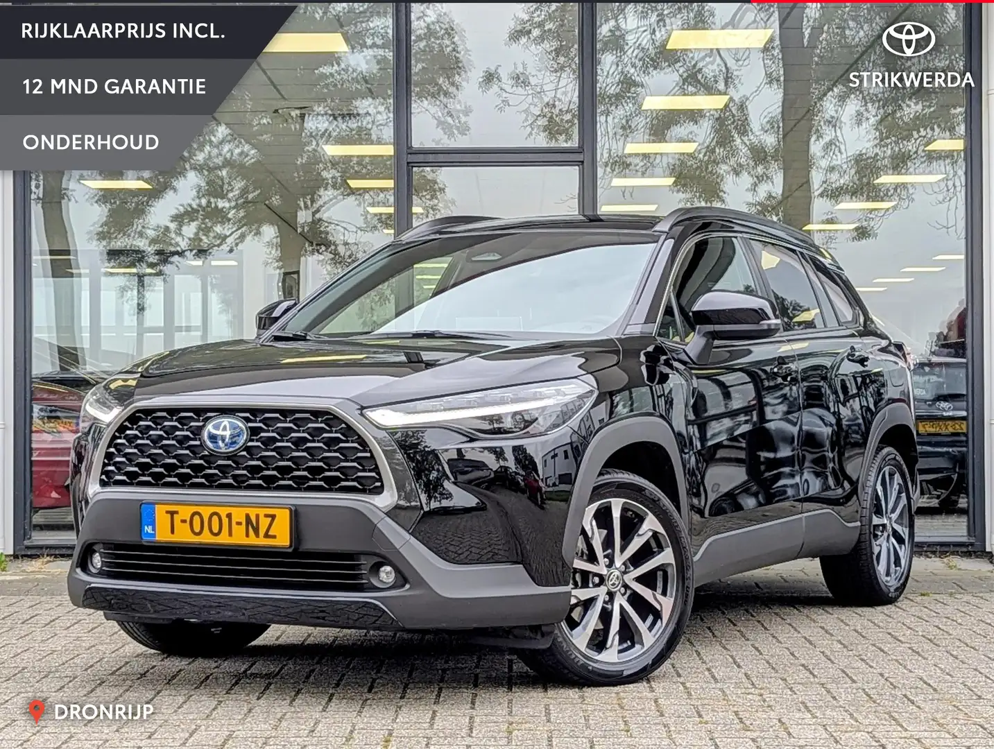 Toyota Corolla Cross Hybrid 140 Dynamic | Trekhaak | ACC | Climate cont Zwart - 1