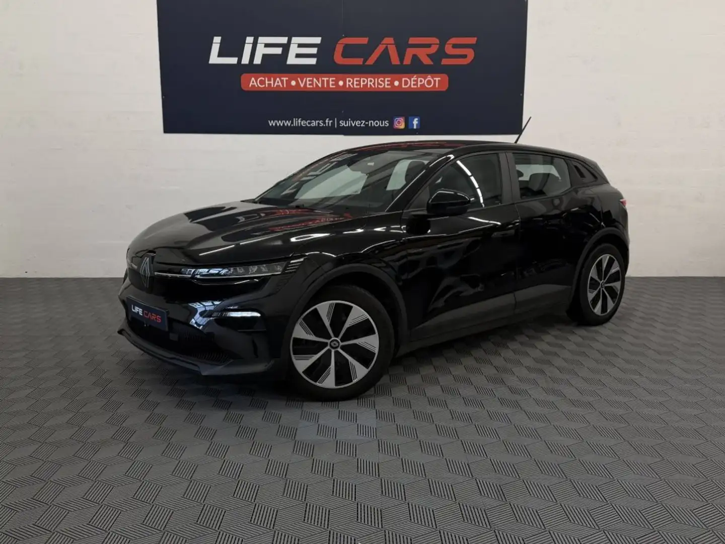 Renault Megane E-Tech Electric 2022 EV60 130ch Evolution ER super charge 2ème main Schwarz - 2