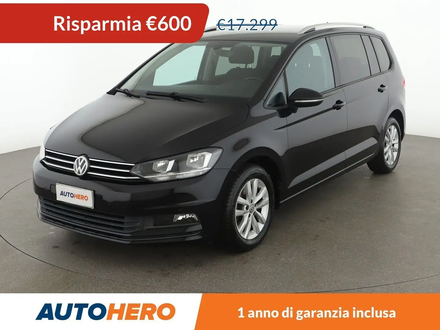 Volkswagen Touran 1.6 TDI Comfortline 115 CV Nero - 1