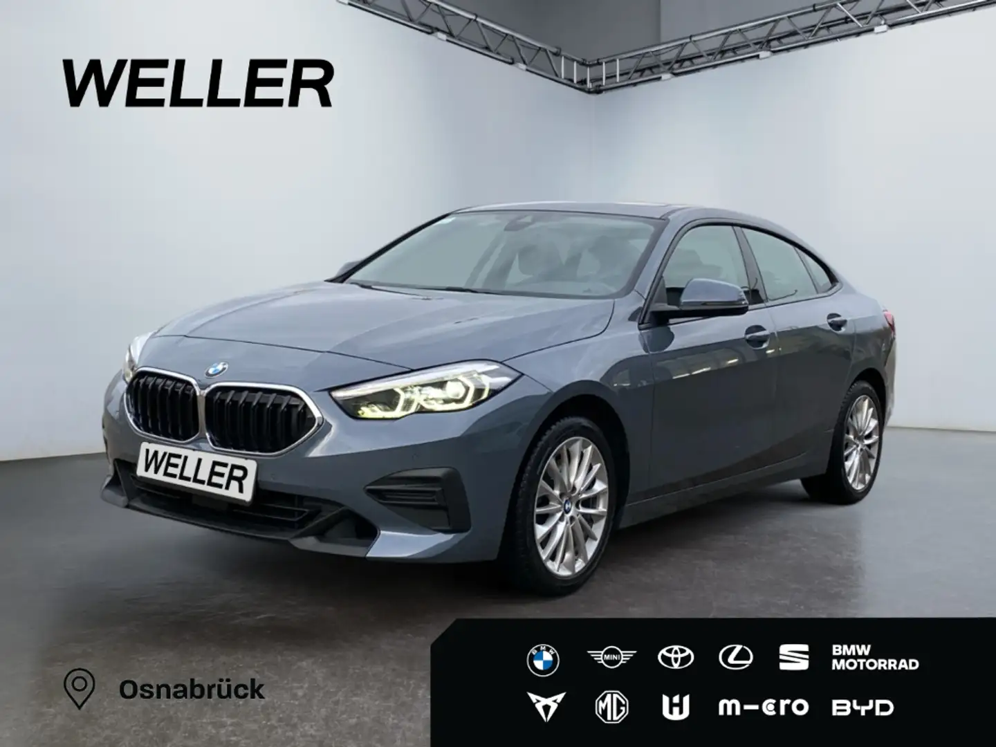 BMW 218 Gran Coupe i Advantage *LED*Pano*CAM*CarPlay* Grau - 1