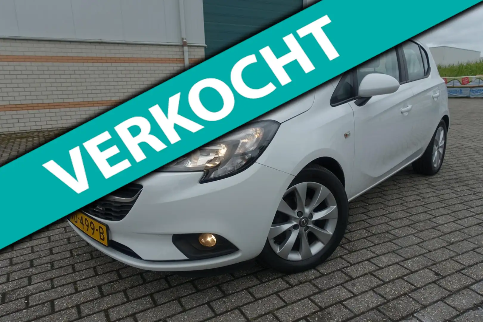 Opel Corsa 1.4 Edition - lm velgen - mf stuur - org. nl auto Weiß - 1