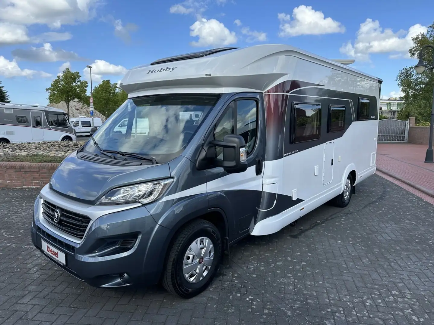 Hobby T75 HF Optima De Lux 4,25t NUR 1.800km! +TV+SAT+ab Gris - 2
