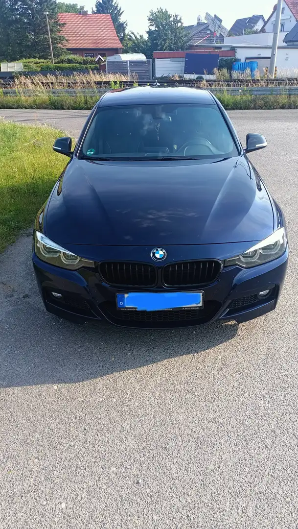 BMW 330 330d Touring Aut. Sport Line Blau - 2