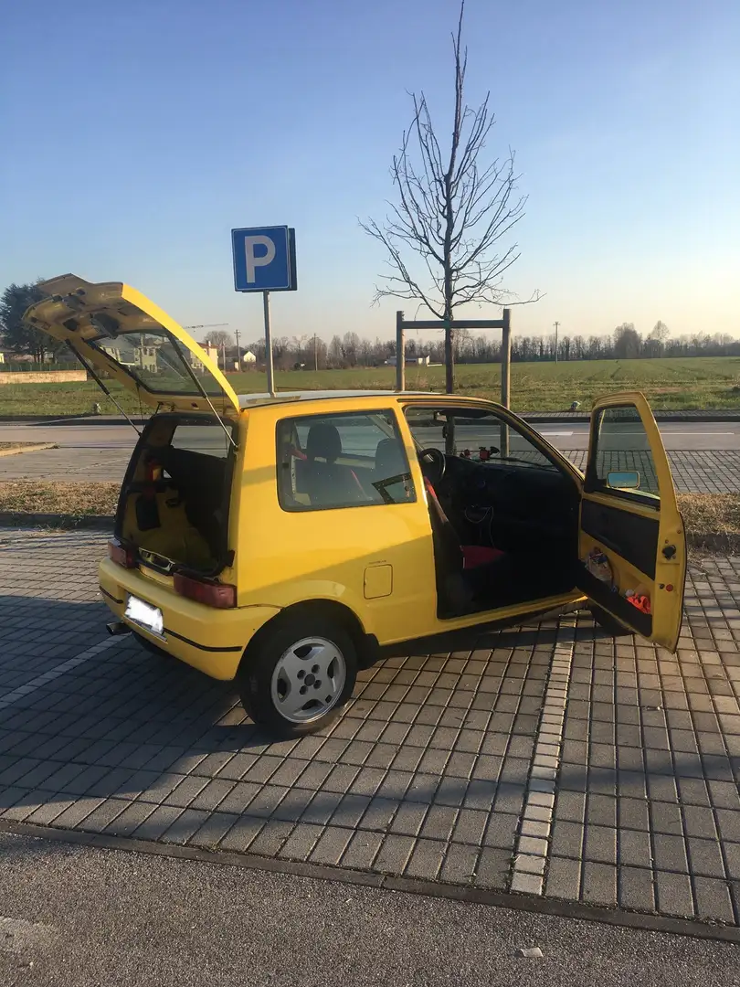 Fiat Cinquecento 1.1 Sporting Жовтий - 2