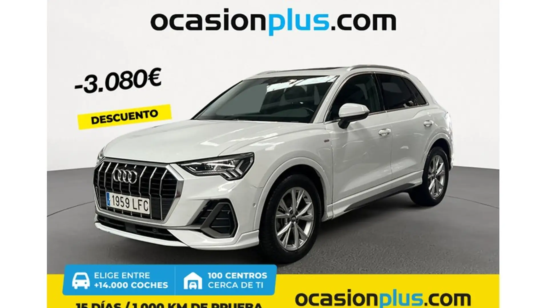 Audi Q3 35 TDI S line S tronic 110kW Weiß - 1