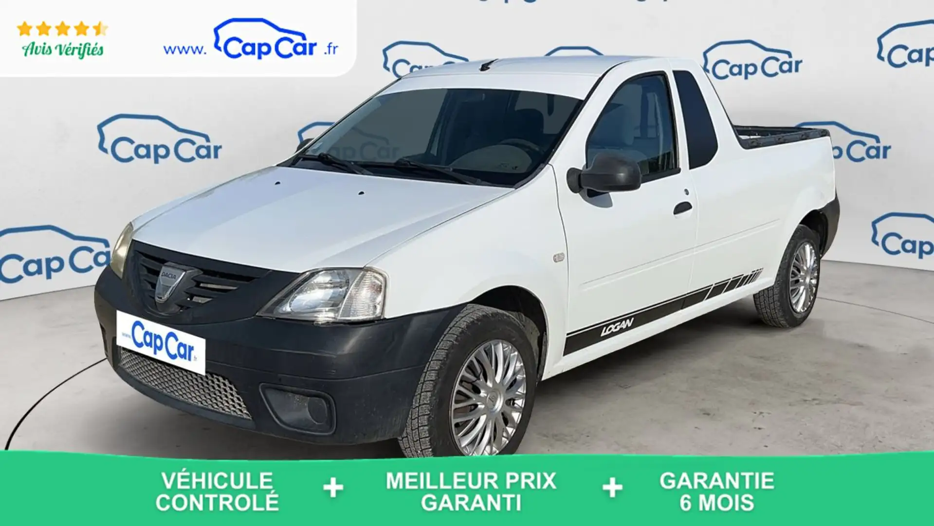 Dacia Logan 1.6 MPI 87 Pick-Up Blanc - 1