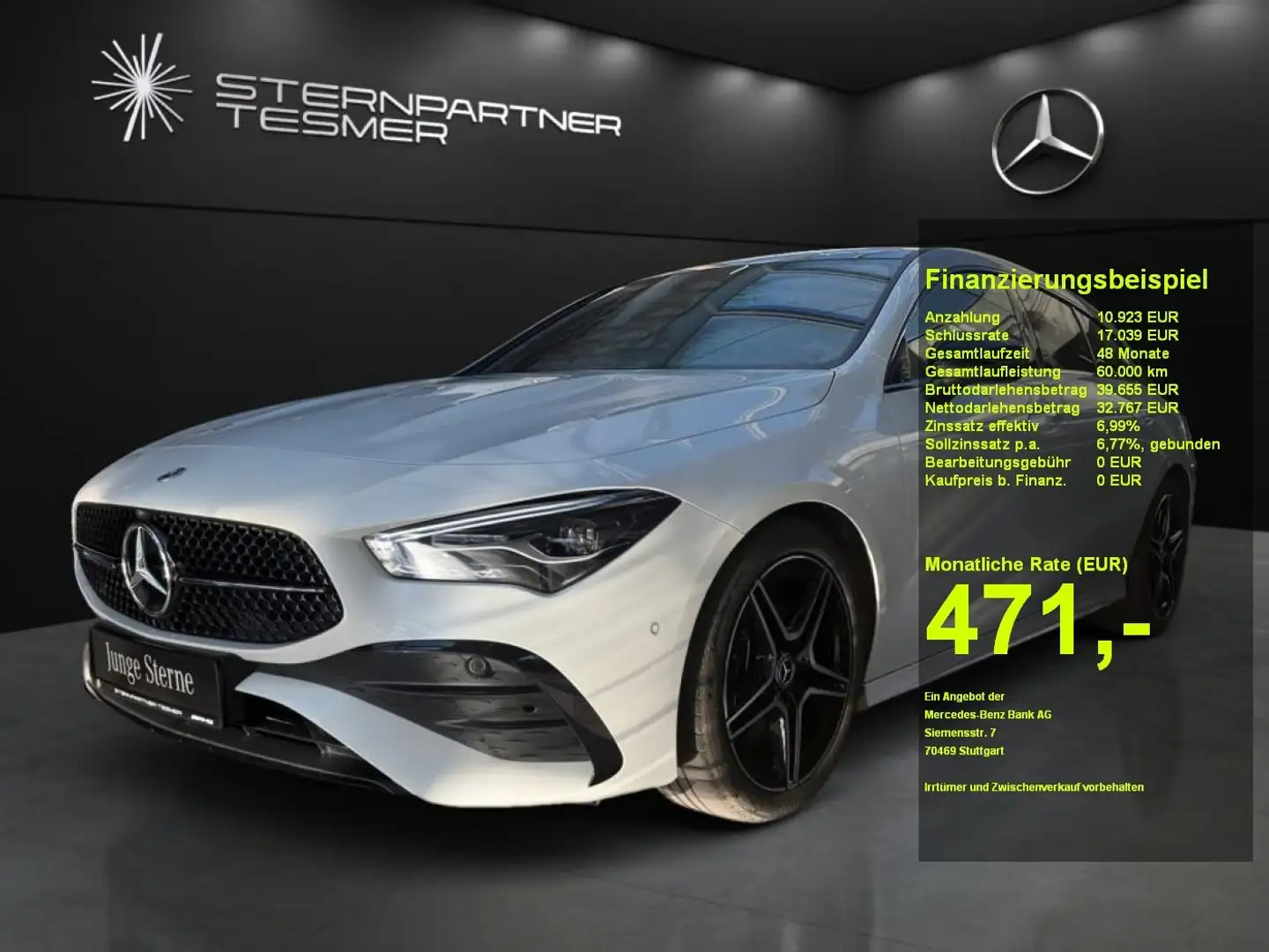 Mercedes-Benz CLA 250 CLA 250 4M SB +AMG+NIGHT+STHZ+PANO+KEYLESS+AHK Blanc - 1