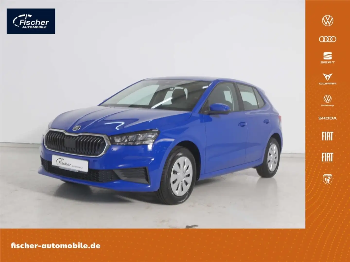 Skoda Fabia 1.0 TSI Active 5-Gang LED/Klima/DAB+ Blau - 1