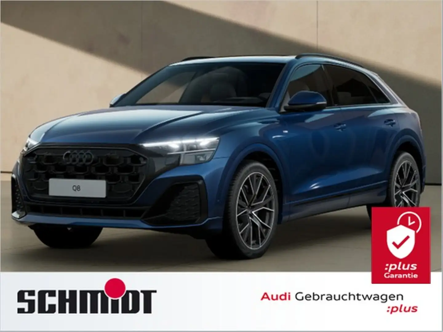 Audi Q8 50 TDI quattro S line LM22 HD Matrix HuD AHK Pa... Blau - 1