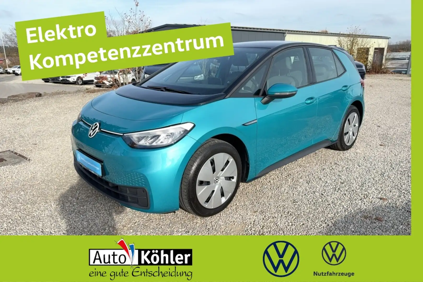 Volkswagen ID.3 .3 Pure Performance CarPlay+LED+Navi+PDC Blau - 1