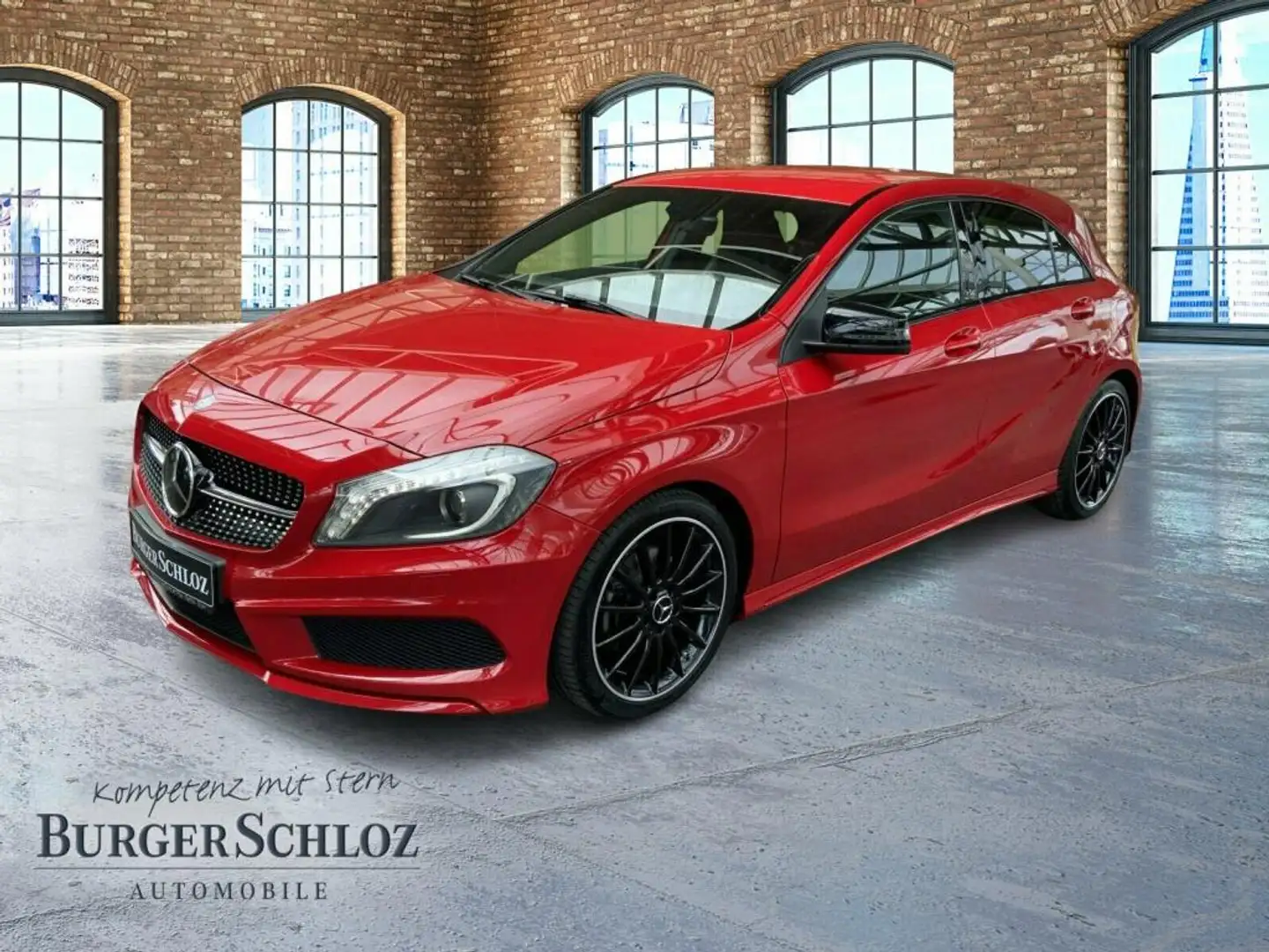 Mercedes-Benz A 180 AMG Night BiXenon LM Sport SHZ Sportp. Rot - 1