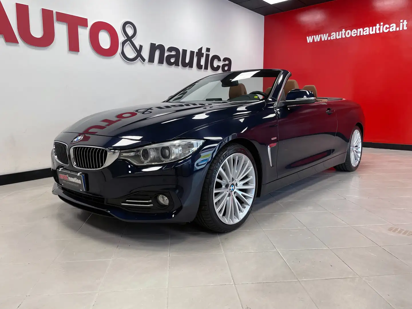BMW 420 420D CABRIO LUXURY 184CV AUTO Bleu - 1
