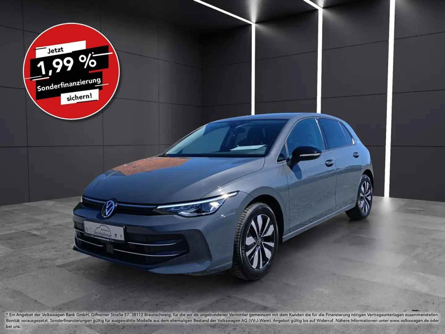 Volkswagen Golf Facelift Goal 1.5TSI LEDPlus NAV AHK ACC SHZ Grijs - 1