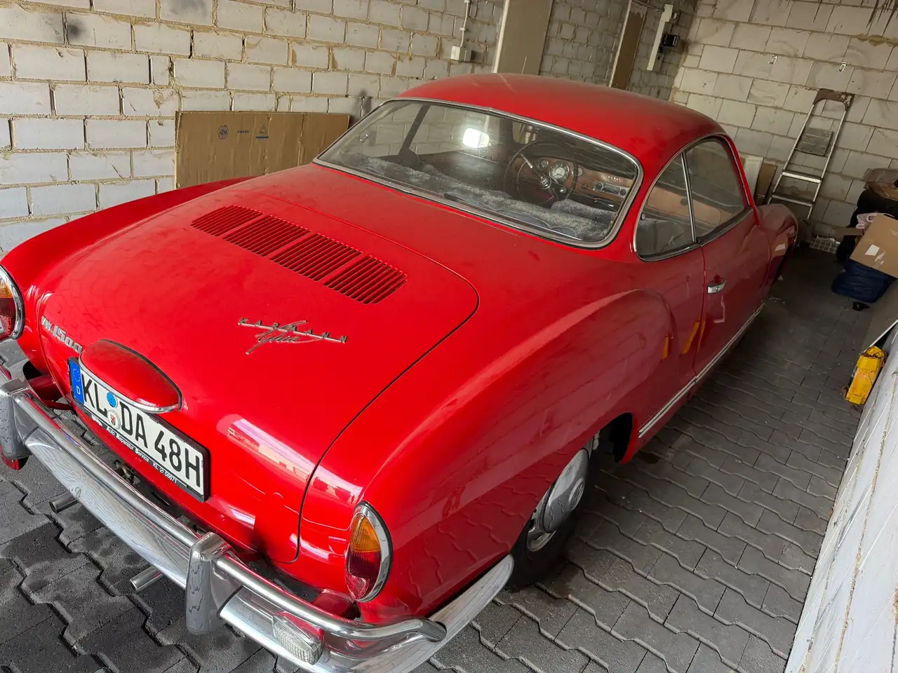 Volkswagen Karmann Ghia Schönes Oldtimer mit 2 Jahren TÜV, Typ 14, Rot, foto 2