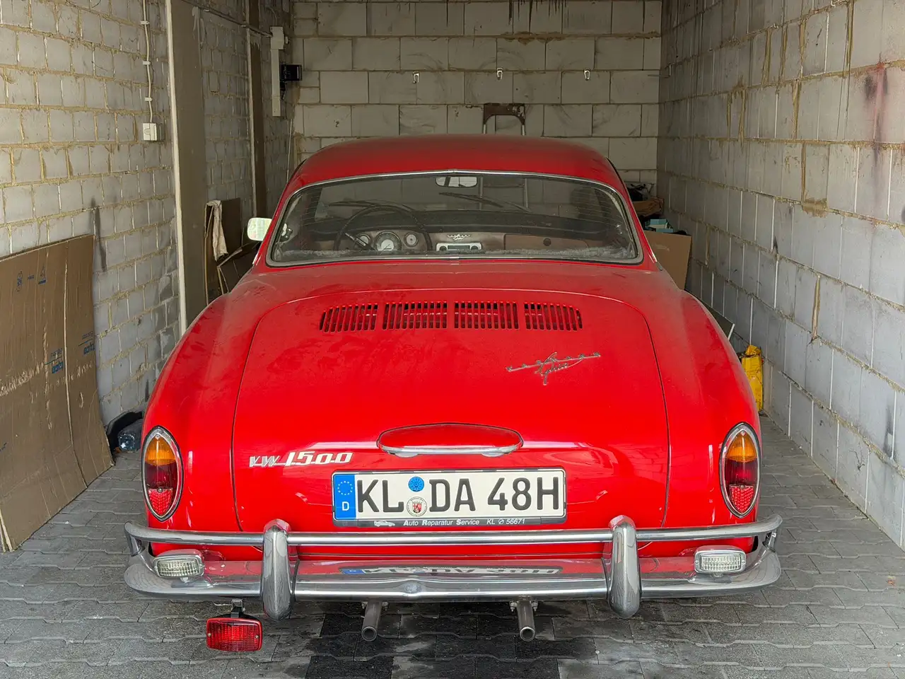 Volkswagen Karmann Ghia Schönes Oldtimer mit 2 Jahren TÜV, Typ 14, Rot, foto 5