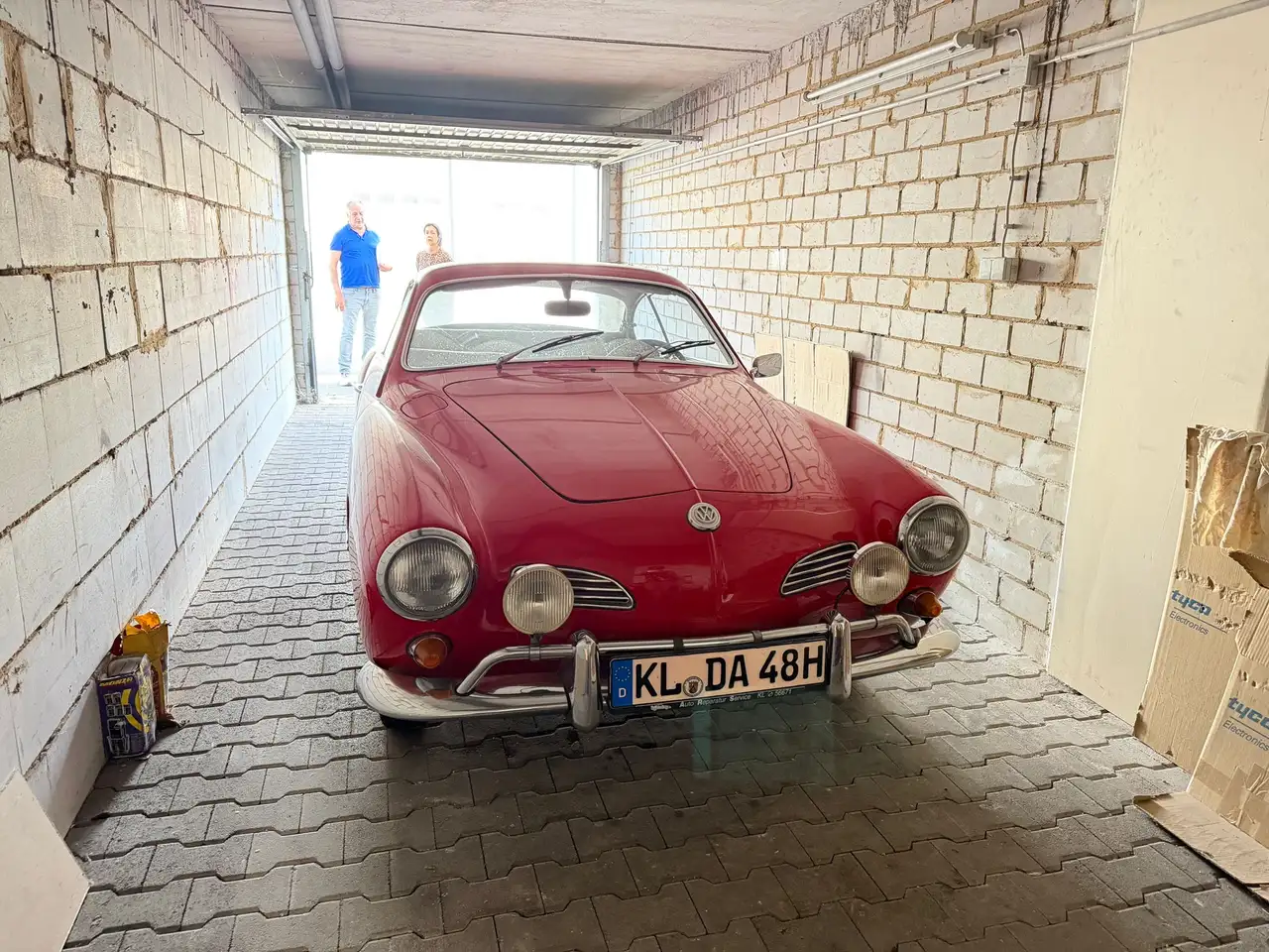 Volkswagen Karmann Ghia Schönes Oldtimer mit 2 Jahren TÜV, Typ 14, Rot, foto 1