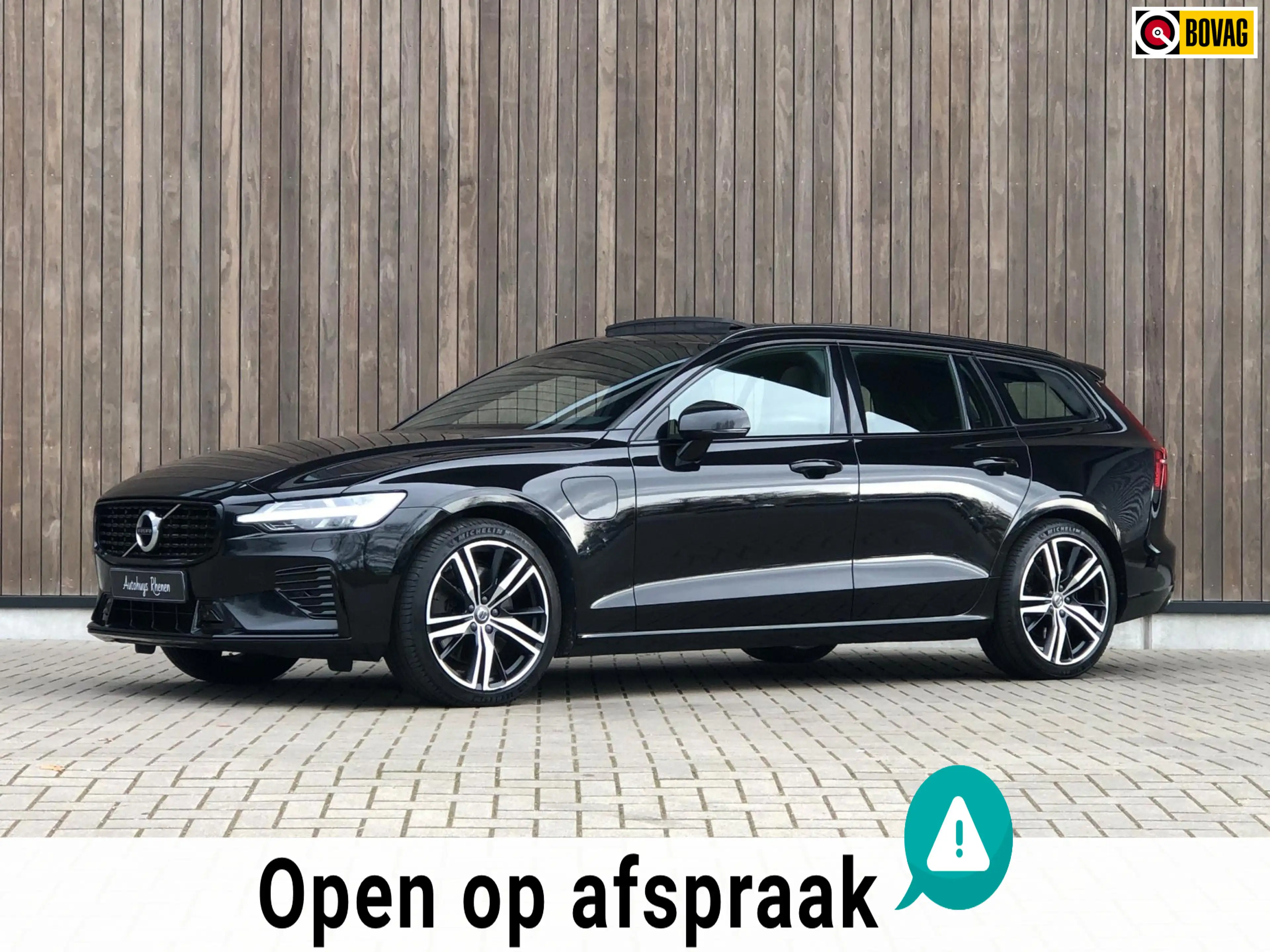 Volvo V60 2.0 T6 Recharge AWD R-Design|Trekhaak|Pano|Leder|