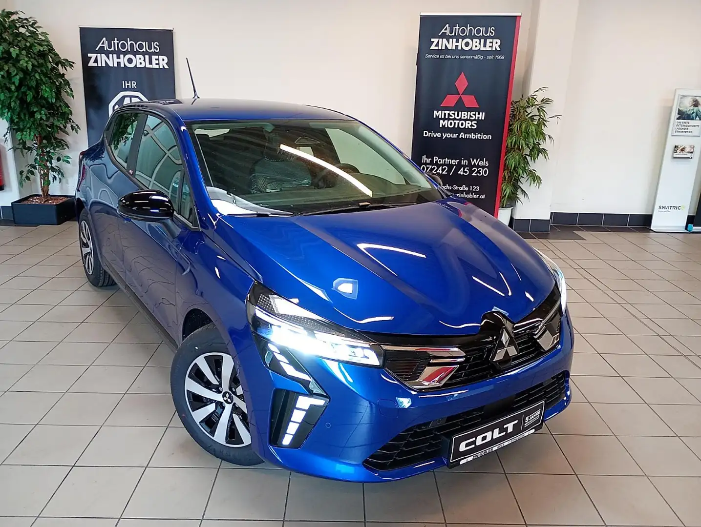 Mitsubishi Colt 1,0 Invite 0% 1/3 Kredit Winterräder gratis Bleu - 2