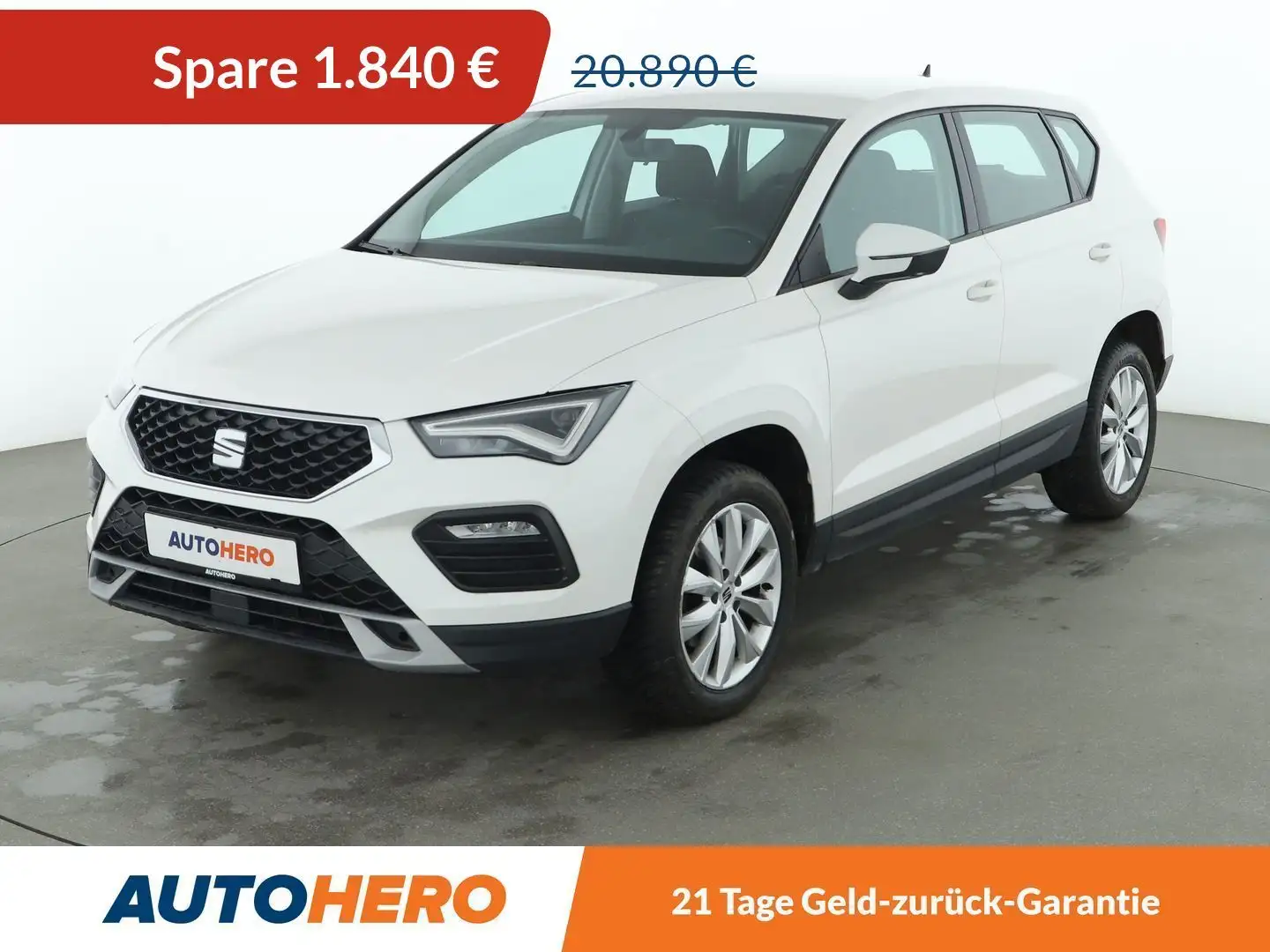 SEAT Ateca 1.5 TSI ACT Style*TEMPO*PDC*SHZ*ALU* Weiß - 1