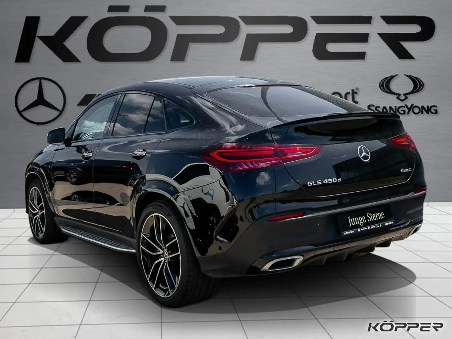 Mercedes-Benz GLE 450 d AMG 4M Coupé Night Advanced PLUS Airm. Schwarz - 2