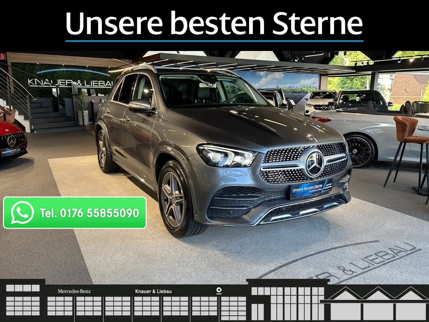 Mercedes-Benz GLE 350 GLE 350d 4M AMG-Line*FAP*AHK*Memory*Burm*Airmatic Gris - 1