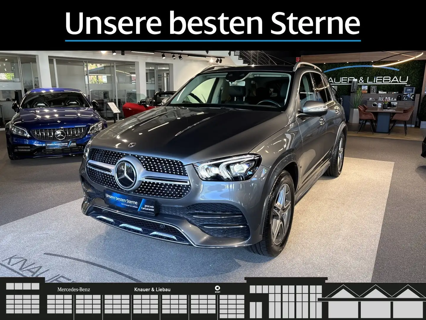 Mercedes-Benz GLE 350 GLE 350d 4M AMG-Line*FAP*AHK*Memory*Burm*Airmatic Gris - 2