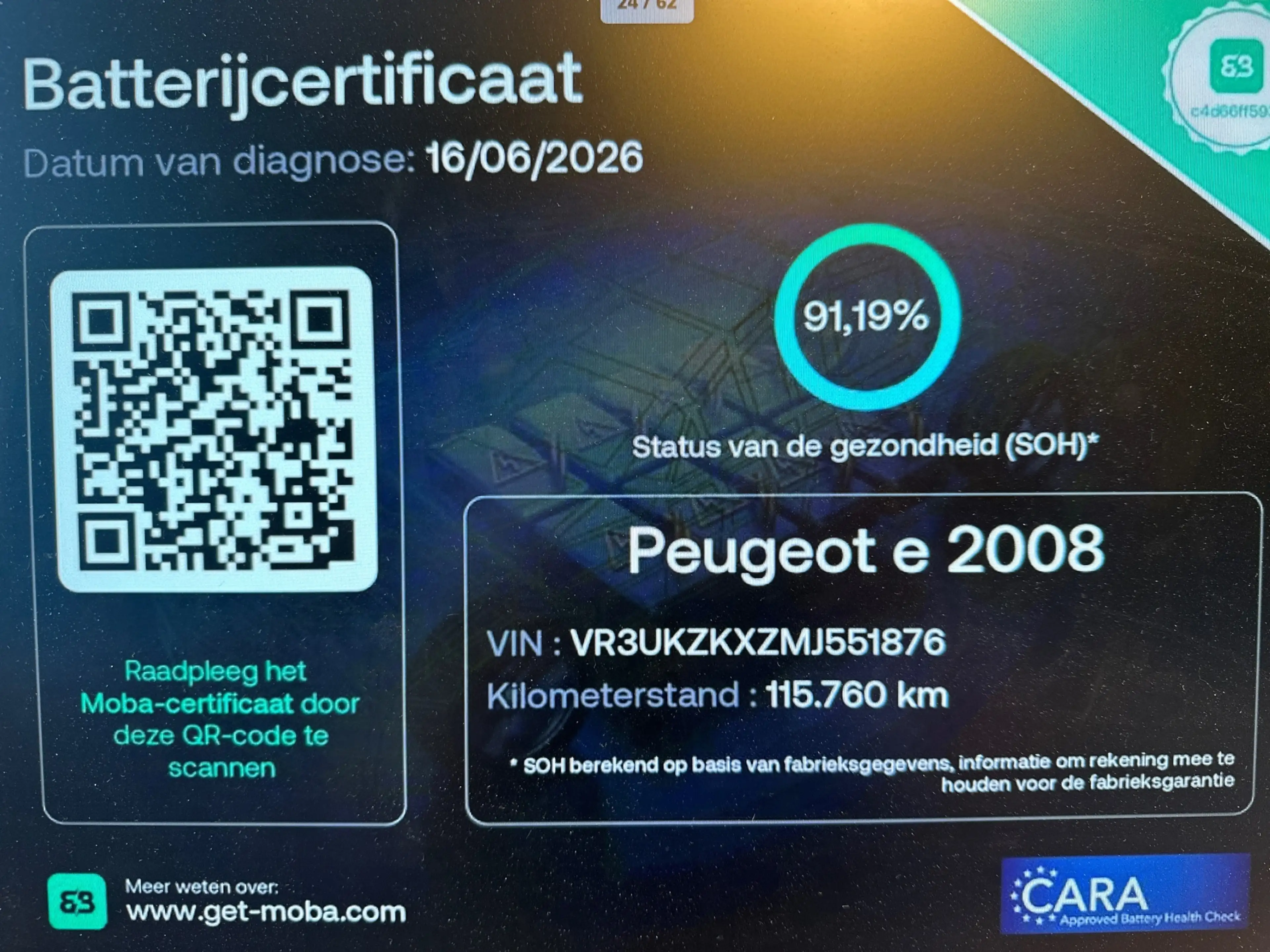 Peugeot e-2008 EV GT Pack 50 kWh SOH 91% FASE 3 DEALER OND EERSTE — photo 2