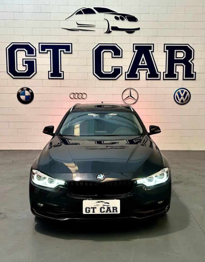 BMW 316 d Touring Advantage automatica, SI NEOPATENTATI Noir - 2