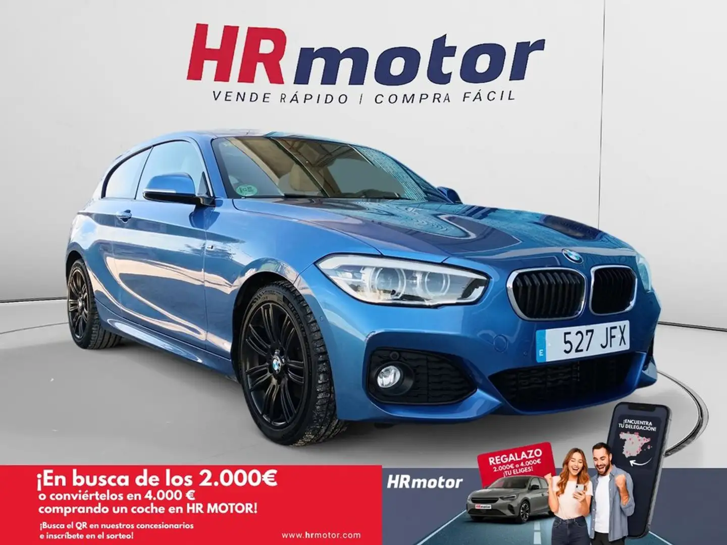 BMW 116 118 d M Sport Blauw - 1