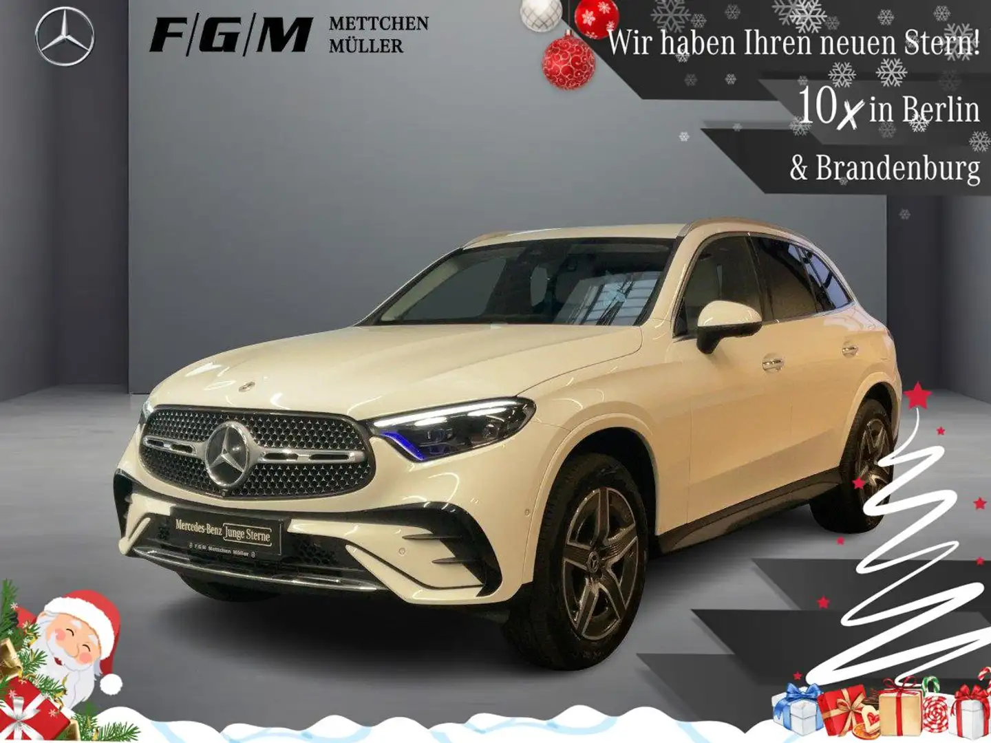 Mercedes-Benz GLC 300 e 4M AMG Line DigiLight|KeyGo|TWA|360 Weiß - 1