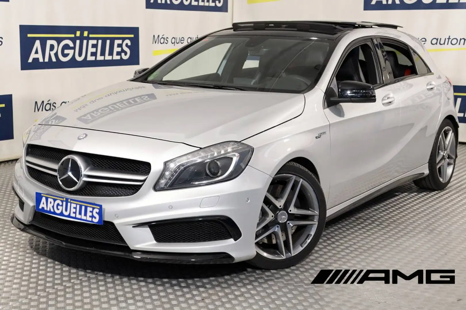 Mercedes-Benz A 180 45 AMG 4Matic 360cv PACK AMG NIGHT Argento - 1