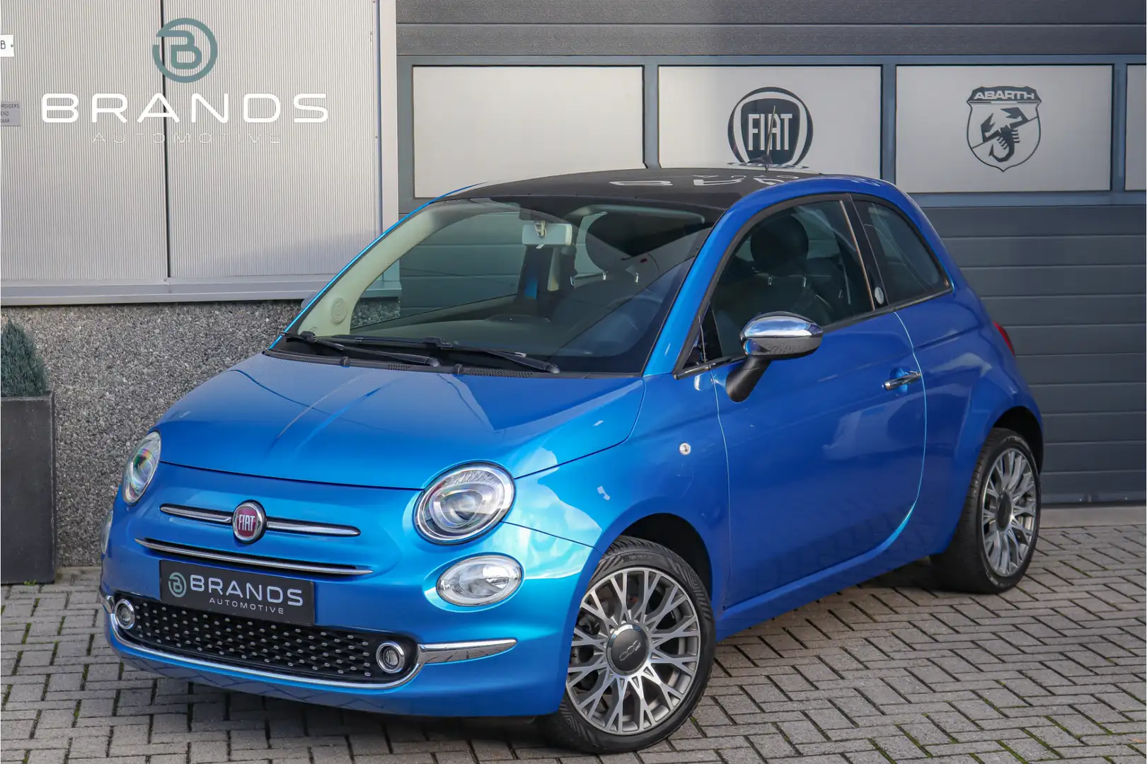 Fiat 500 1.2 Mirror Navi Airco Pano Limited Garantie Bleu - 1