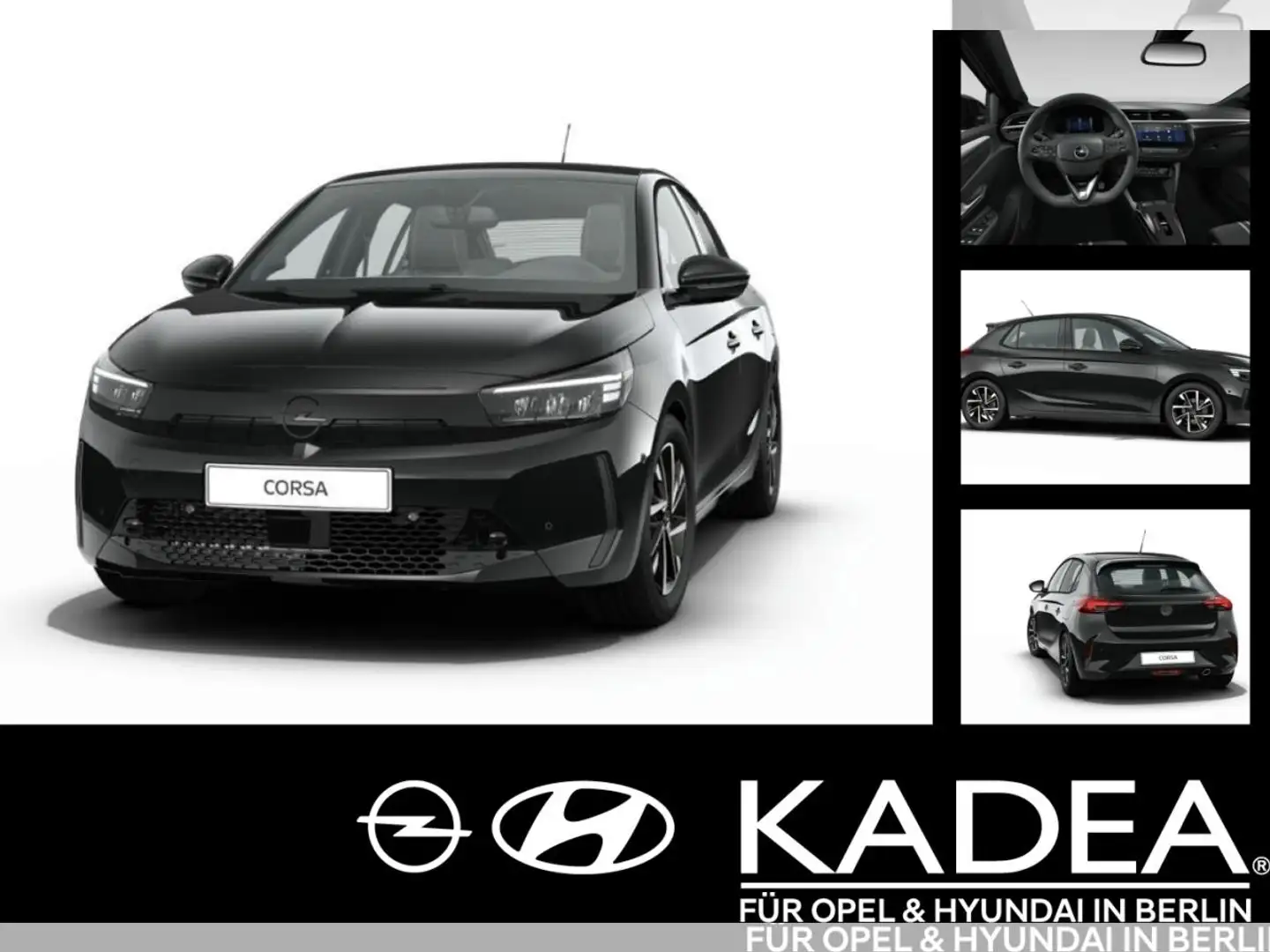 Opel Corsa GS 1.2 Turbo Schwarz - 1
